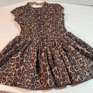 Miss Circle Leopard Print Dreaa